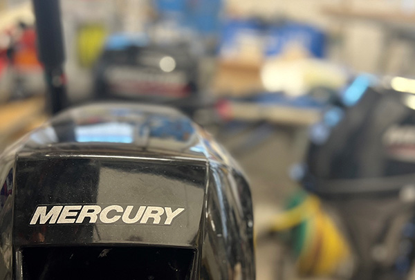 Mercury motorer i verkstaden 